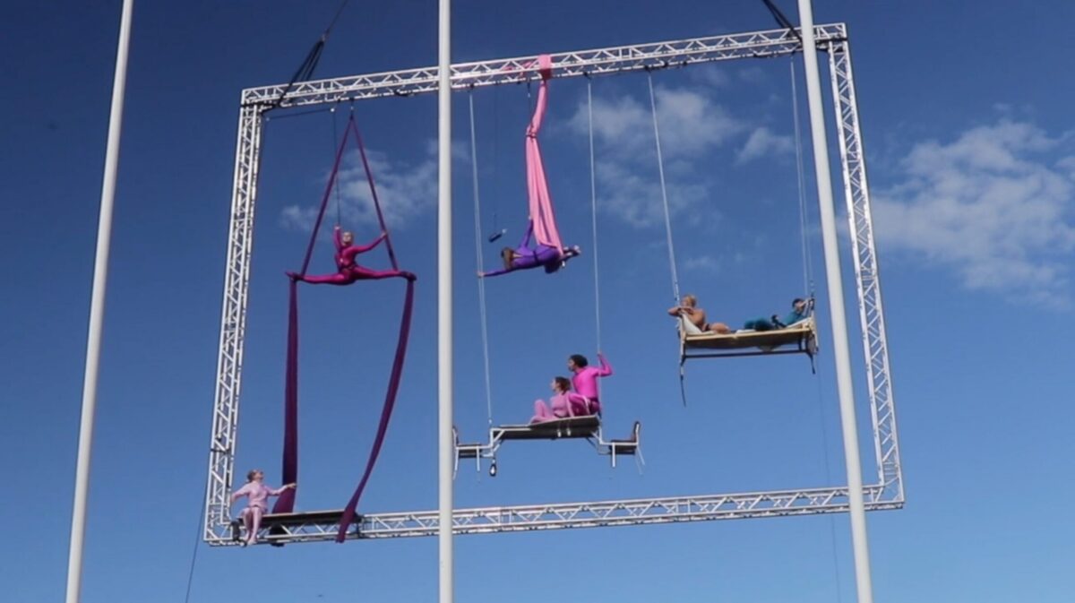 VIDEO. Kreete Tarmo, Kristin Made, Anni Veskim&auml;e, K&auml;di Metsoja ja Johanna Terasmees kaskad&ouml;&ouml;rit&ouml;&ouml;st