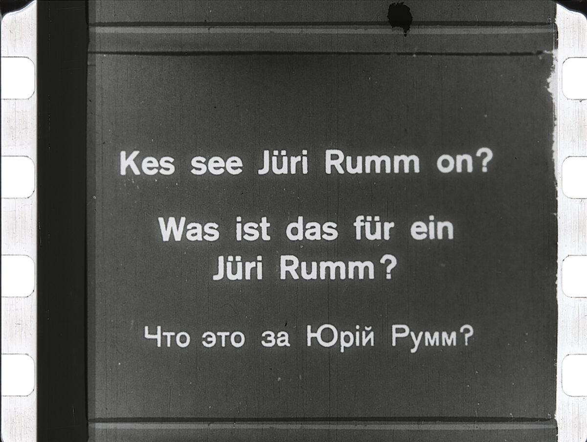 &bdquo;KES SEE J&Uuml;RI RUMM ON?&rdquo;